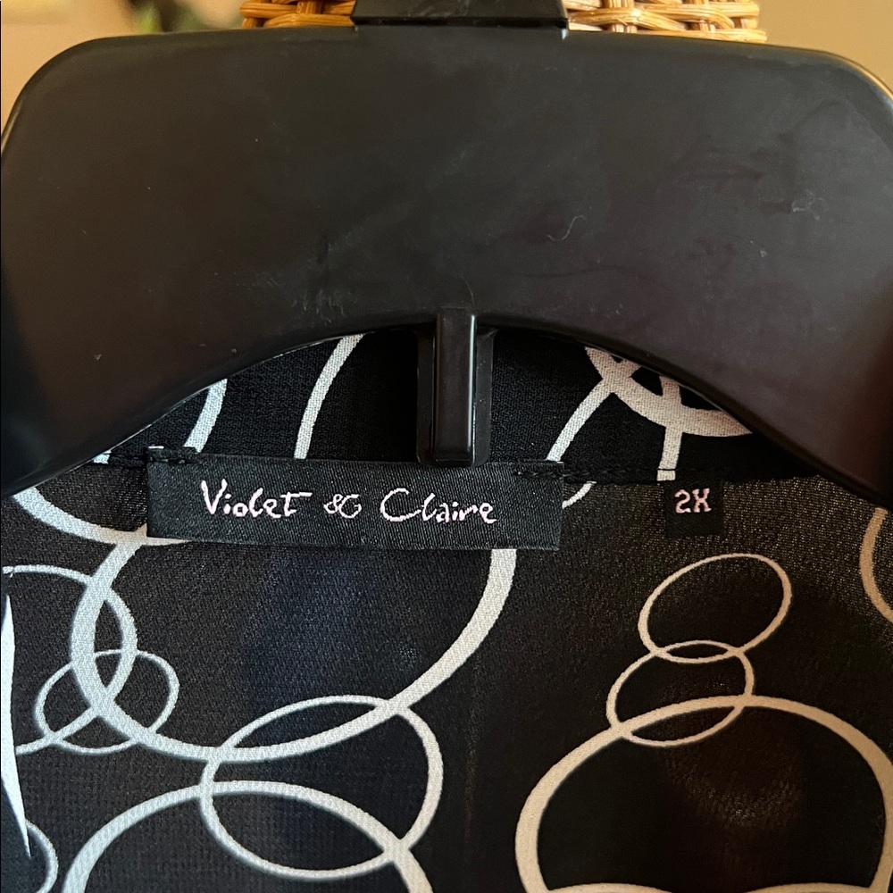 Geometric Pattern Georgette Blouse - image 4